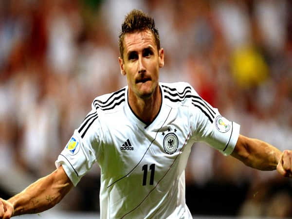 Miroslav Klose là cầu thủ thắng nhiều trận nhất