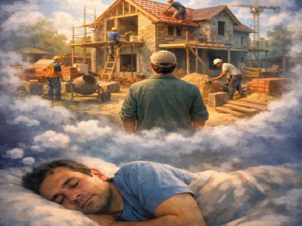 Ý nghĩa chung khi nằm mơ thấy người khác xây nhà