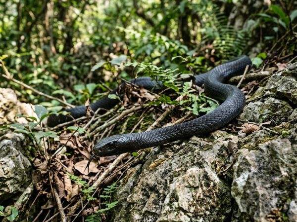 Khám phá con rắn đen số mấy có điềm gì may hay xui