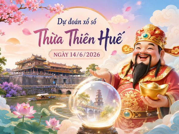 Dự đoán XSTTH ngày 14/6/2026 chủ nhật chính xác 100